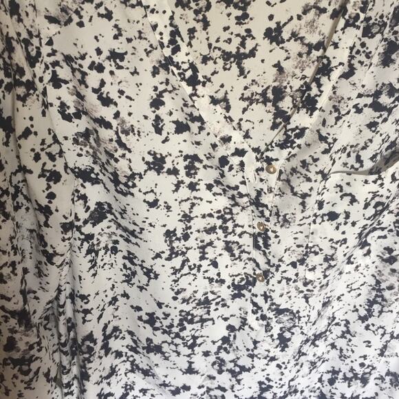 MOSSIMO Marbled Print Blouse - Picture 2 of 2